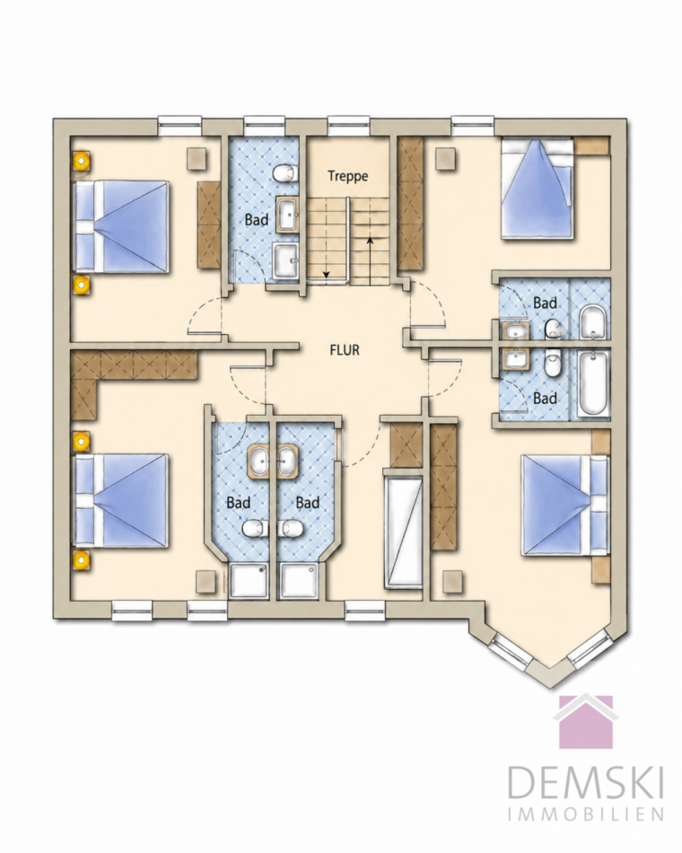 1. Obergeschoss Altbau
