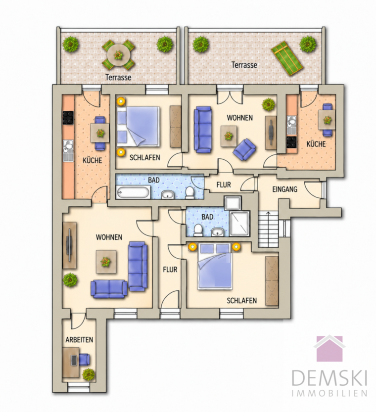 4-Famielienhaus Erdgeschoss