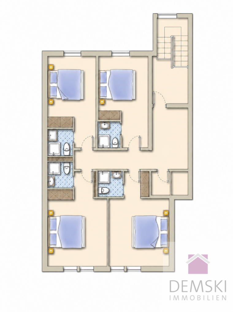 1. -und 2. Obergeschoss Anbau
